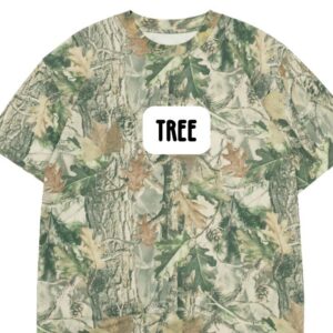 Camo Mama Graphic Tee with Bold Blue Puff Lettering