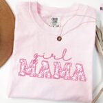 Floral Girl Mama T-Shirt Mother's Day gift