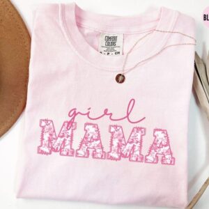 Floral Girl Mama T-Shirt Mother's Day gift