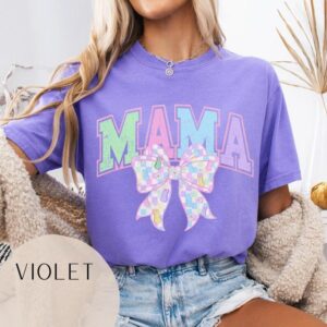 Retro Mama Easter Tee for comfortable and stylish wear