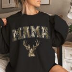 Vintage Mama Deer Camo Sweatshirt