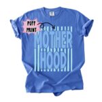 Preppy Mama Striped Shirt featuring 3D puff print