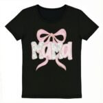 Pink Bow Mama Shirt - Coquette Style Graphic Tee