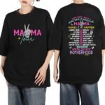 Trendy Mom Life Tee - Fun Typography Washed Graphic