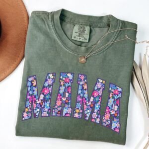 Retro Flower Mama Shirt