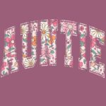 Custom Grandma Shirt in boho floral design