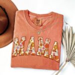 Retro Floral Mama Shirt for stylish comfort