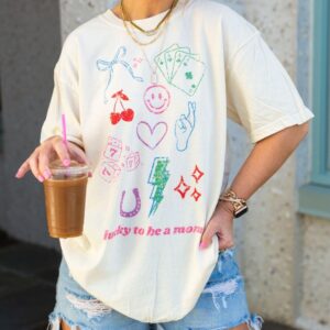 Lucky Mama Dopamine Doodles T-Shirt