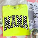 Retro Neon Mama Shirt for trendy moms